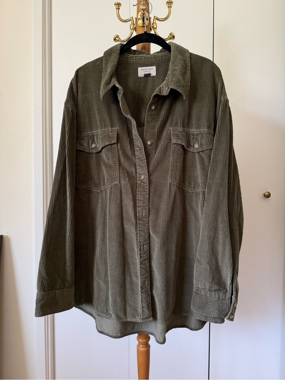 Aerie corduroy shacket